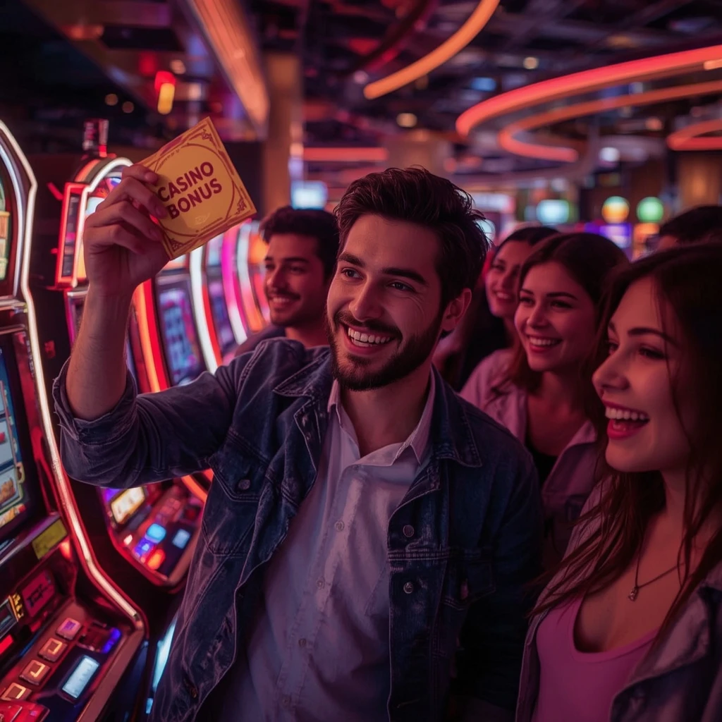 persona con un bono de casino RICHY CASINO