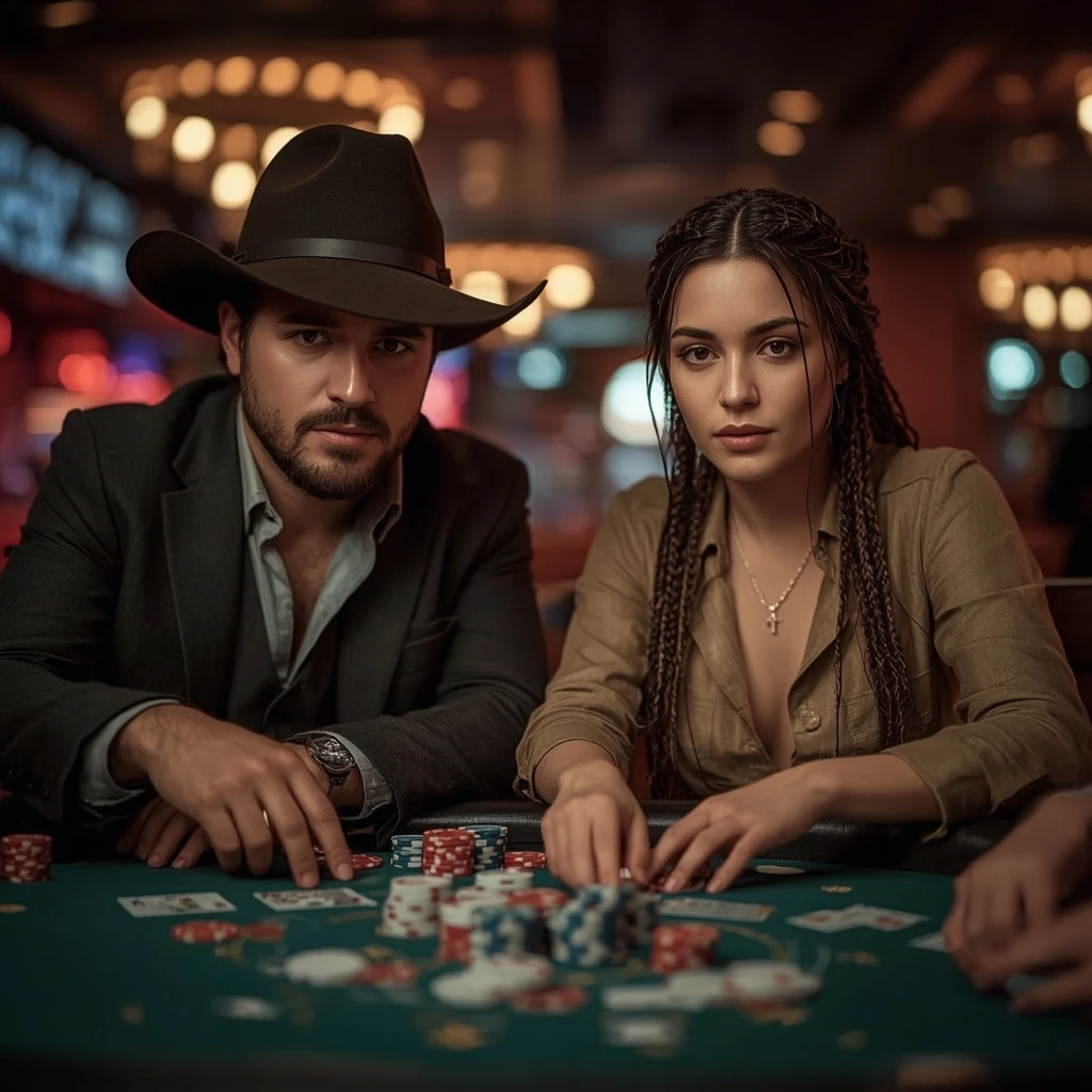 foto de dos jugadores de póker RICHY CASINO